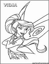 Coloring Pages Disney Vidia Fairy Tinkerbell Fairies Colouring Sheets Printable Kids Fun Getdrawings Choose Board sketch template