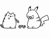 Pusheen Coloringonly Imgcolor sketch template