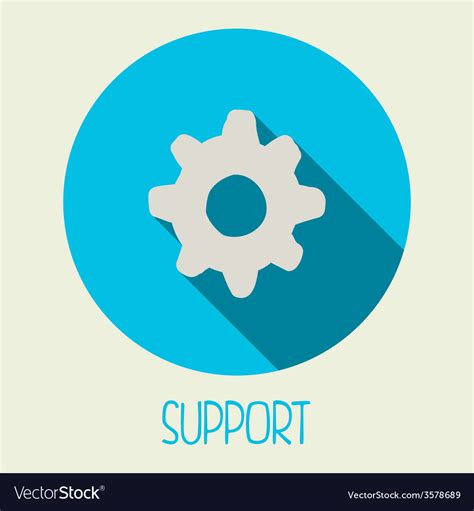 support icon royalty  vector image vectorstock