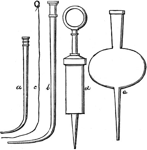 several special instruments used in the process of egg blowing