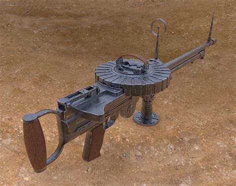 1914 lewis gun for airco dh2 ww1 fighter autodesk online gallery