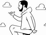 Drake Coloring Pages Dope Getcolorings Color Getdrawings sketch template
