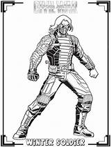 Mewarnai Soldier Marvel Soldiers Teman Anda sketch template