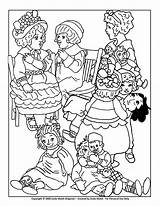 Raggedy Dollies Walsh sketch template