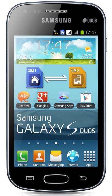 samsung galaxy  duos  gsm unlocked dual sim android cell phone