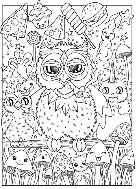 stoner  coloring page  printable coloring pages  kids