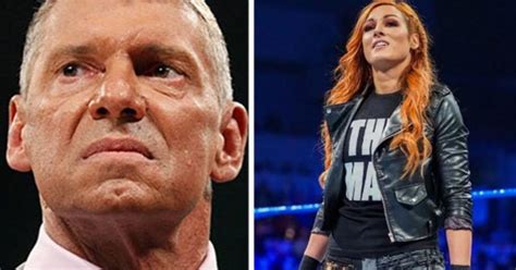 Wwe Boss Vince Mcmahon Snub Branded Bulls T By Becky
