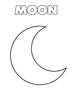 moon worksheets google search  images moon coloring pages
