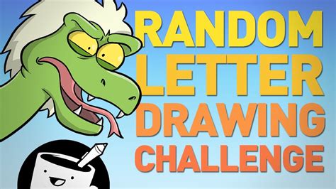 random letter drawing challenge youtube