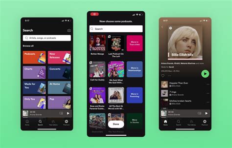 spotify ios app screenshots