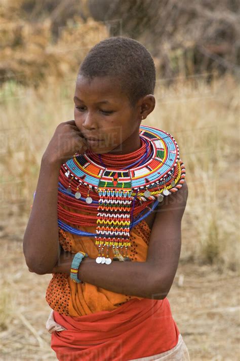 kenya samburu national reserve portrait of samburu girl