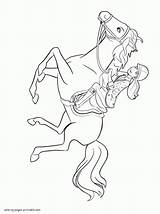 Barbie Coloring Pages Pony Tale Her Sisters Girls Printable Cute sketch template