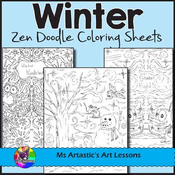 seasons coloring pages bundle  ms artastic teachers pay teachers