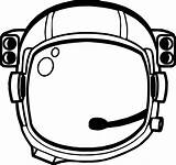 Astronaut Helmet Wecoloringpage Nice sketch template