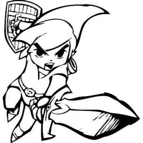 legend  zelda coloring pages   getdrawings