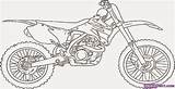 Coloring Dirt Bike Pages Printable Easy Drawings Preschool Print 6kb sketch template