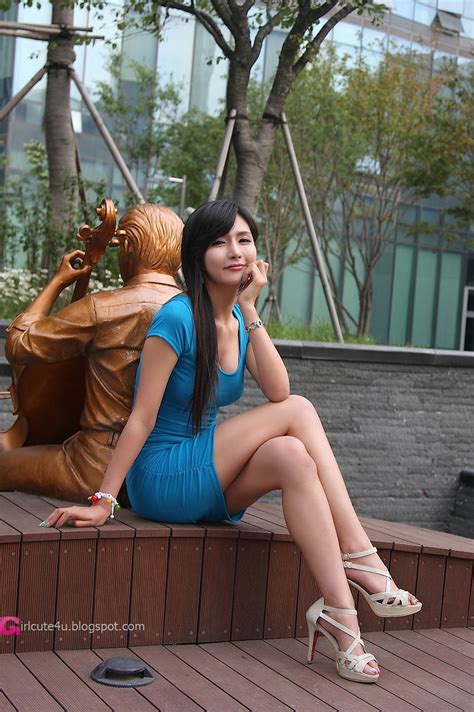 Xxx Nude Girls Cha Sun Hwa In Blue Mini Dress