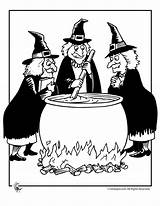 Witch Halloween Coloring Witches Cauldron Pages Kids Brujas Printer Send Button Special Print Only Use Click Printable sketch template