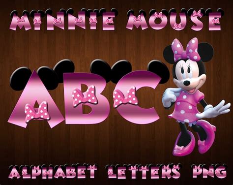 cut  printable minnie mouse alphabet letters  printable mickey