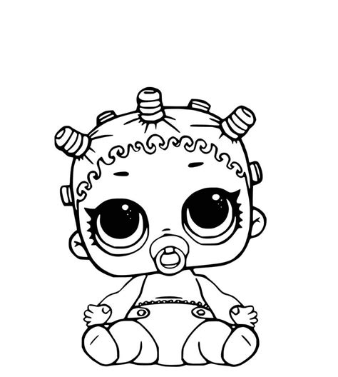 lol dolls coloring pages  coloring pages  kids baby coloring