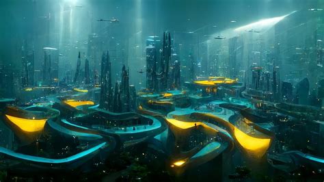 artstation underwater city explorations