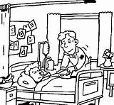 Hospital Coloring Pages Boy Little Colorear Gif Book Template sketch template