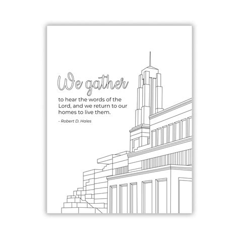 general conference coloring page printable