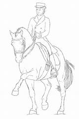Dressur Pferde sketch template