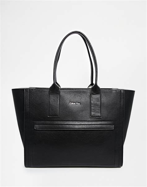 Calvin Klein Ivy Tote Bag In Black Lyst