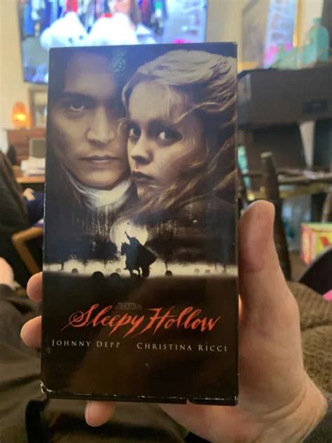 sleepy hollow johnny depp ricci vhs tape complete tested see photos