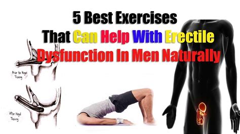 best exercises that can help with erectile dysfunction