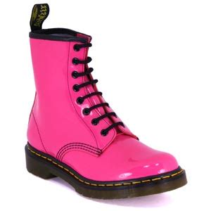 pink  martens authentic boots pink  martens hot pink
