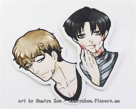 Killing Stalking Stickers Yoon Bum And Sangwoo Yaoi Manga