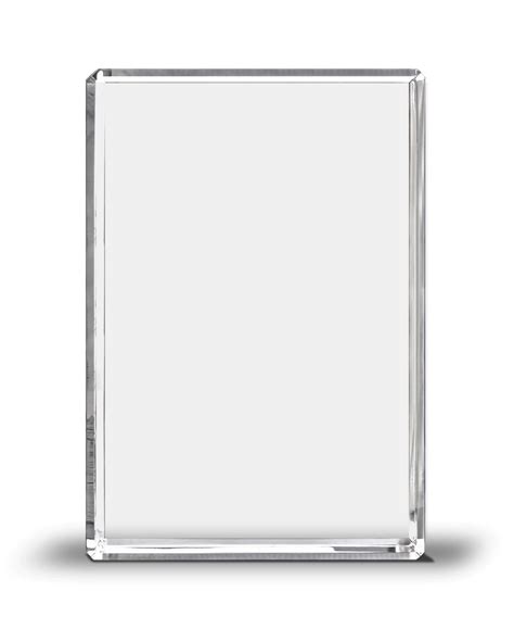 Crystal 3d Rectangle Picture In Glass Block Artpix 3d 3d Rectangle