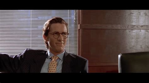 American Psycho Business Cards Scene Youtube