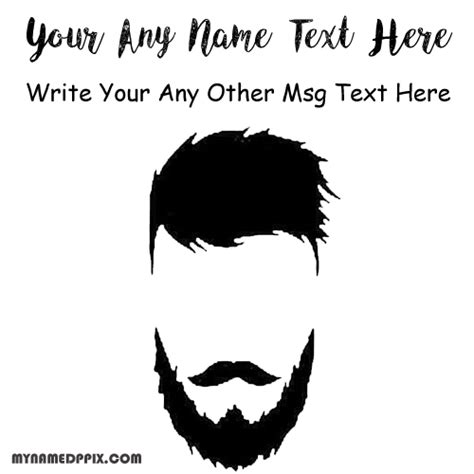 Write Name Cool Mustaches Whatsapp Status Profile Photo