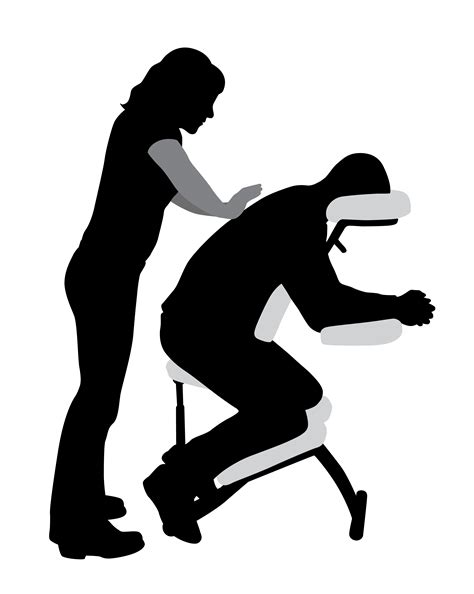 Girl Giving A Full Body Massage Vector Image 2 Clip Art Clipartix