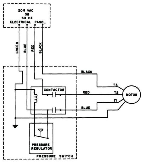 wiring diagram  air compressor
