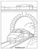 Trains Bullet sketch template