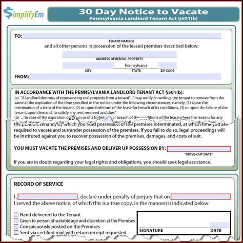 eviction notice template alberta  notice  eviction template