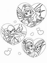 Harmonix Winx sketch template