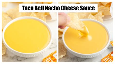 taco bell cheese sauce youtube