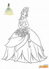 Tiana Princesse Colorear Benjaminpech Princesa Princesas Raiponce sketch template