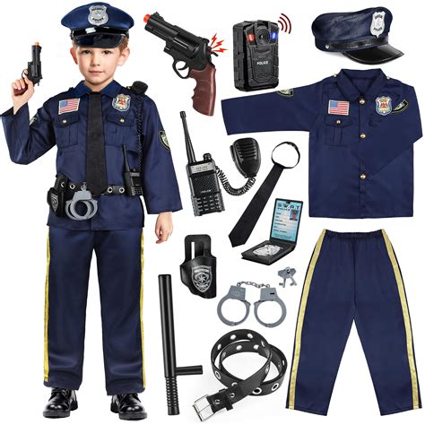 buy joycover officer costume  kids deluxe costume  accessories