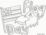 Flag Coloring Pages Kids Doodle Alley Eagle sketch template