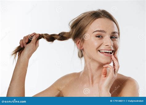 naked blonde girl with braid telegraph