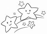 Estrellas Colorear Preciosas sketch template