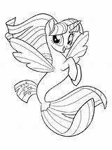Pony Mermaid Mermaids sketch template