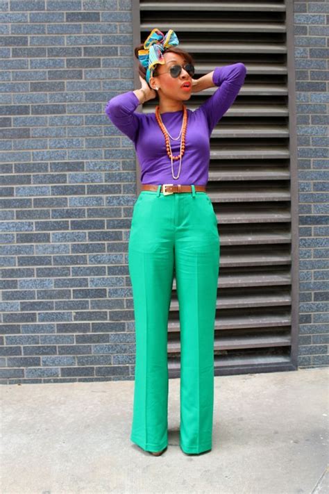 tricolor purple green  orange outfit  fashion autumn fashion fashion outfits womens