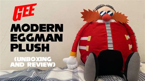 ge modern eggman plush unboxing  review youtube